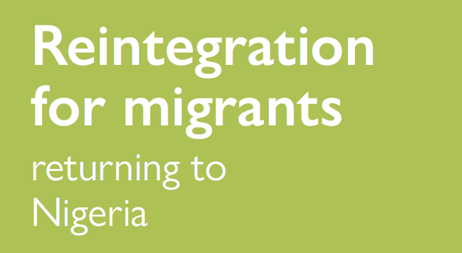 Reintegration infosheet - Nigeria