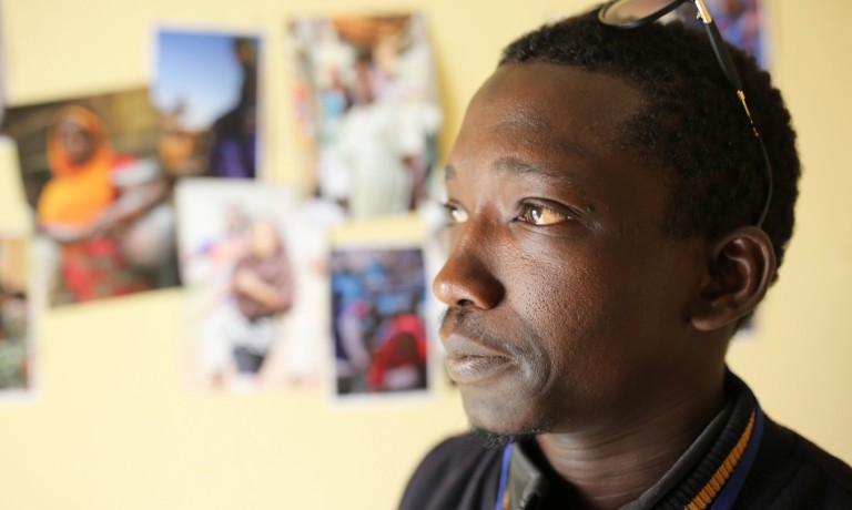 Portrait d’Amadou. Photo : Ciré Ly/OIM Mauritanie